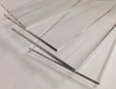 Plexiglass or acrylic glass is very similar to regular, silicate glass