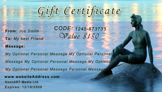Sanjose Fine ART Gift Certificates & Gift Cards